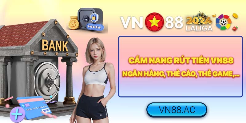 Hướng dẫn rút tiền VN88 nhanh như chớp, tân thủ nên bỏ túi ngay!