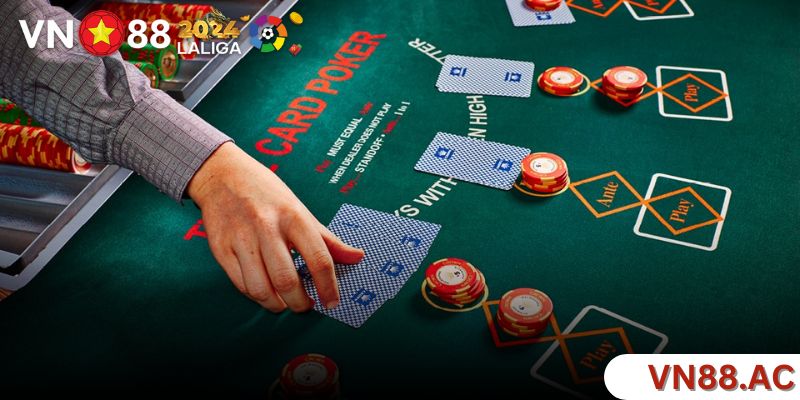 Three Card Poker - Game Casino online VN88 được yêu thích nhất hiện nay