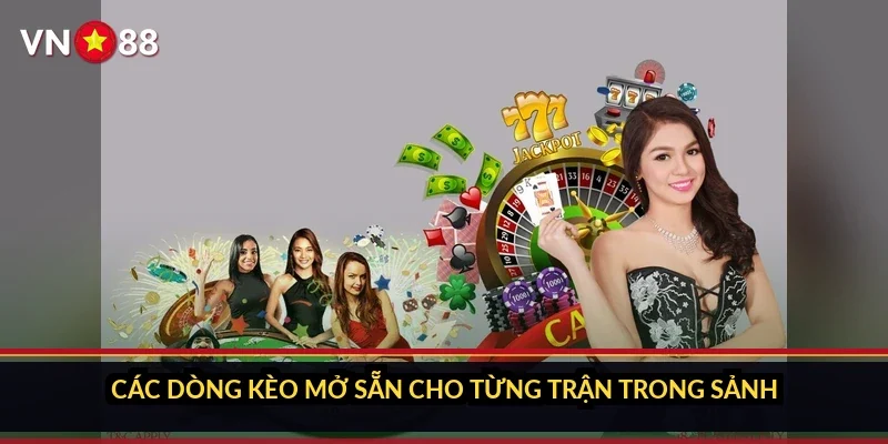 Cá cược giải MLS Mỹ VN88: sảnh sáng đèn lúc rạng sáng 1 Các dòng kèo mở sẵn cho từng trận trong sảnh