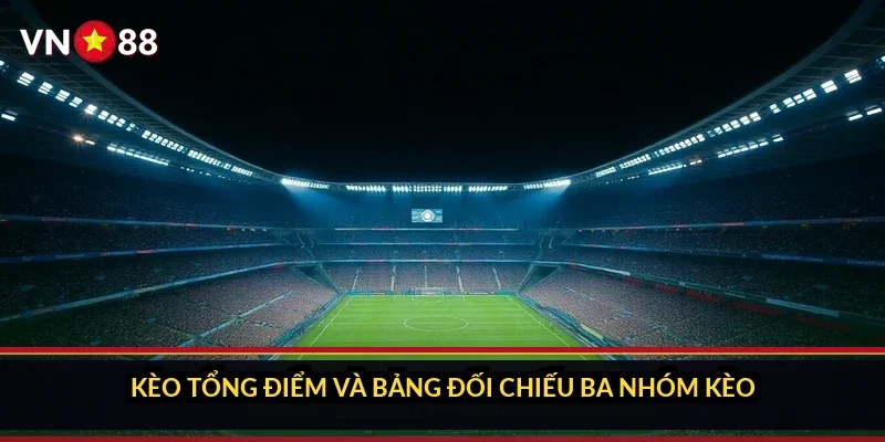 Cá cược bóng chày MLB VN88: sảnh cược bên trong có những gì 3 Kèo tổng điểm và bảng đối chiếu ba nhóm kèo